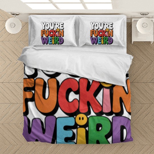 Colorful Affirmation Statement Bedding Sets