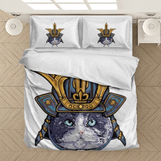 Samurai Cat Warrior Bedding Sets