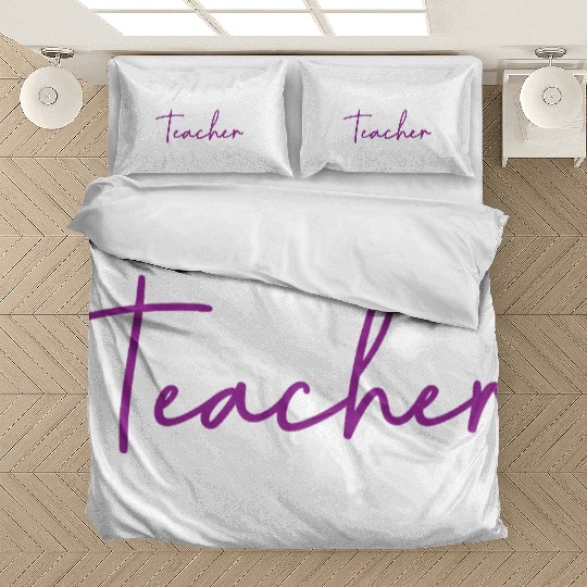Teacher – Simple Bold Design Bedding Sets