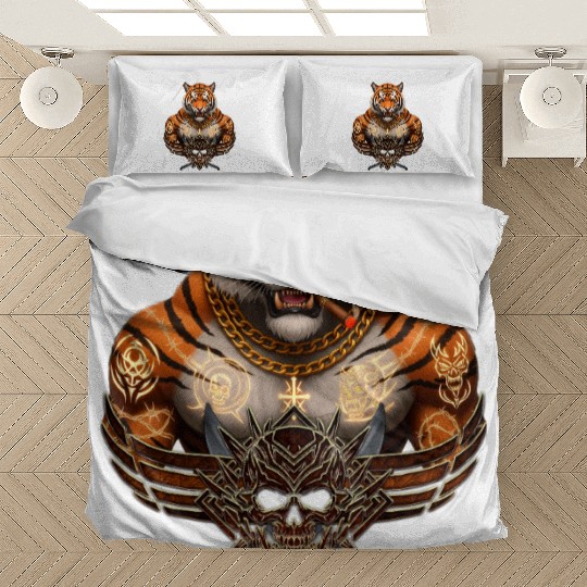 Fierce Tiger Warrior Design Bedding Sets
