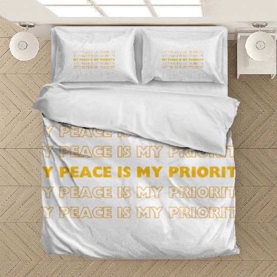 Empowerment Peace Quote Design Bedding Sets