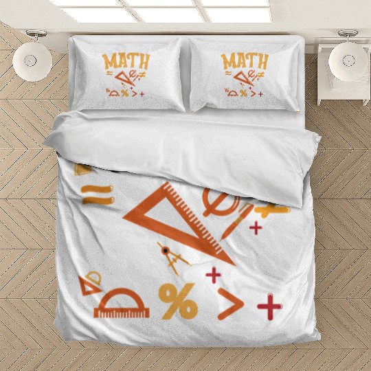 Mathematician Math Teacher Imaginary Friends Bedding Sets