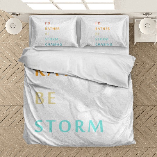 Storm Chaser Tornado Storm Chasing Bedding Sets