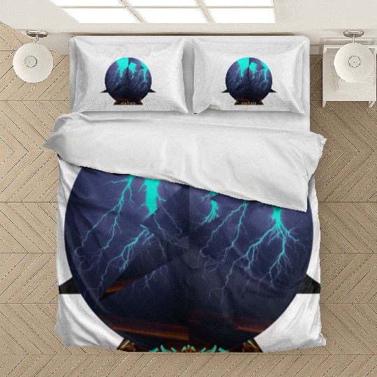 Royal Blue Lightning Bedding Sets