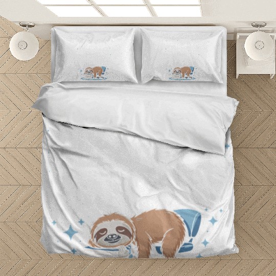 World's Sleepiest Employee Humorous Sloth Nap Bedding Sets