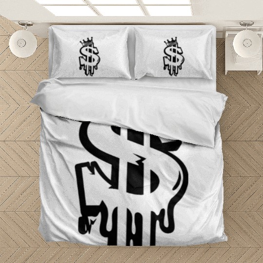 Street Art Dollar Sign Graffiti Design Bedding Sets