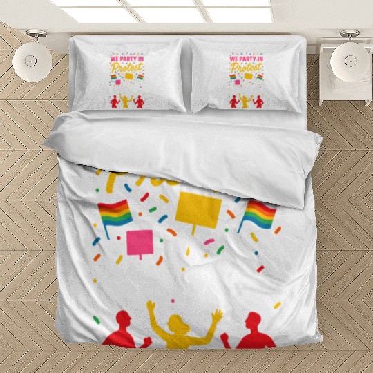 Queer Pride Queer Joy LGBTQ+ Affirmation Trans Bedding Sets