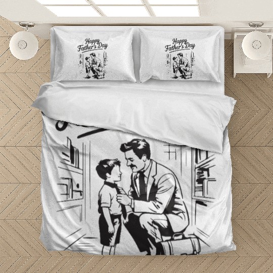 Happy Father’s Day – Stylish Typography Design Bedding Sets