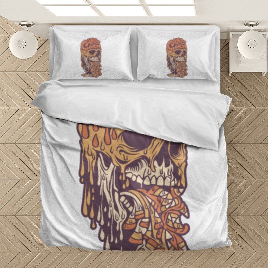 Candy Corn Skull Bedding Sets