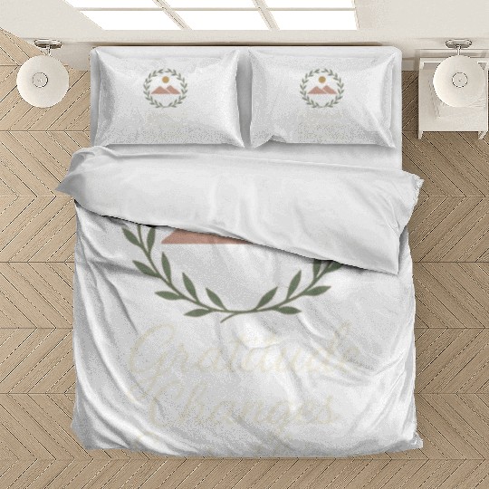 Gratitude Mindfulness Positive Affirmation Daily Bedding Sets