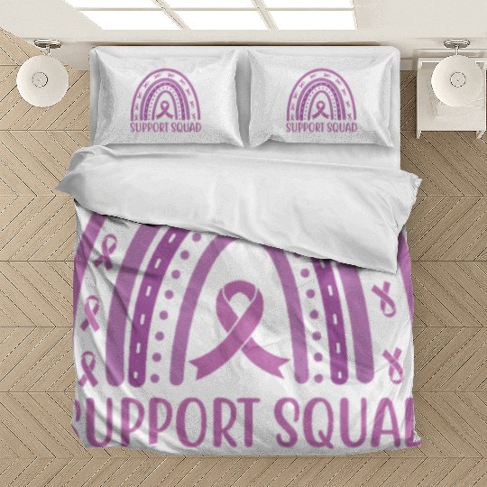 Rainbow Support Squad ITP Awareness Bedding Sets