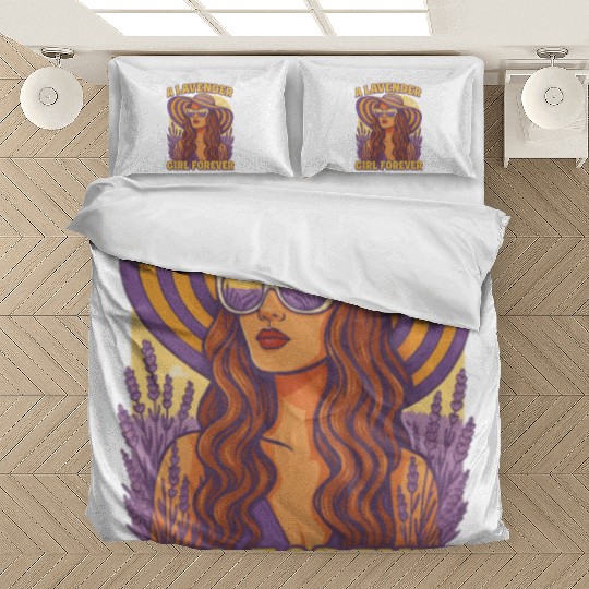 lavender girl Bedding Sets