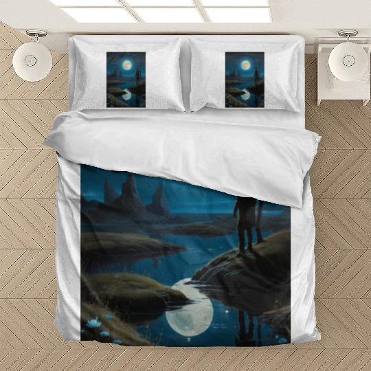 Mystic Night Under the Full Moon Bedding Sets