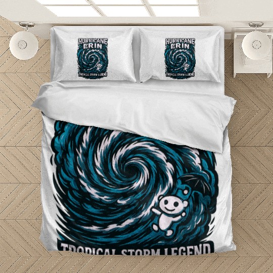 Hurricane Erin Tropical Storm Legend Bedding Sets