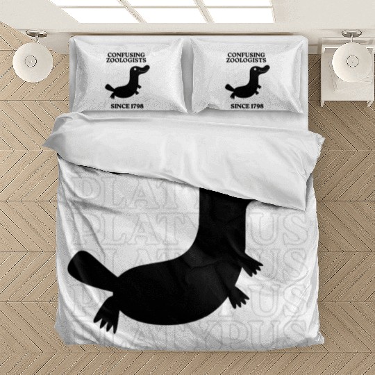 Confusing Zoologists Since 1798 Funny Platypus Bedding Sets