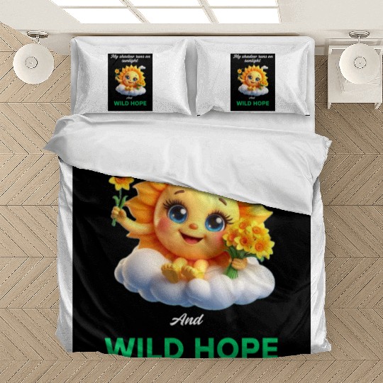 Sunflower Baby Cloud Inspirational Design Bedding Sets