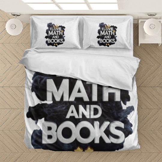 Math and Books Enthusiast Design Bedding Sets