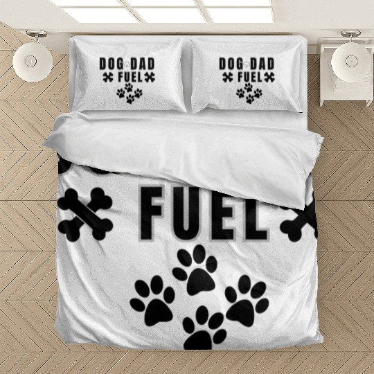 Dog Dad Fuel Graphic Bedding Sets
