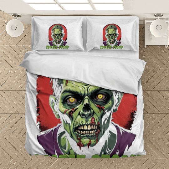 Zombie Stomp Horror Graphic Bedding Sets