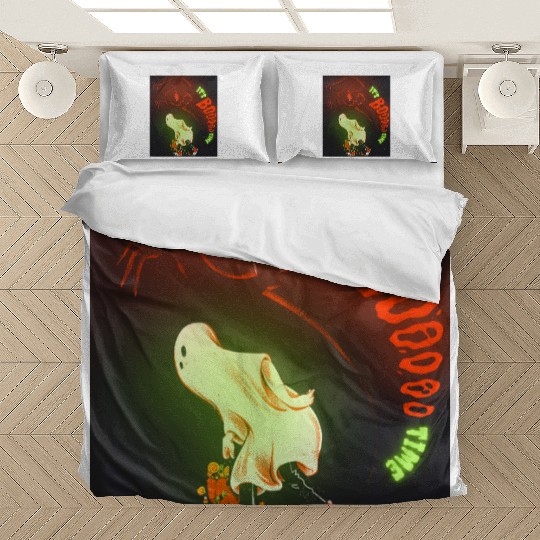 It’s Booo Time Ghost Halloween Bedding Sets