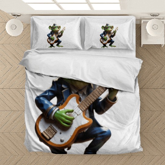 Musical Monkey with Guitar Bedding Sets
