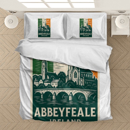 Abbeyfale Ireland Church Skyline Bedding Sets