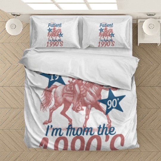 90s Nostalgic Cowgirl Design Bedding Sets