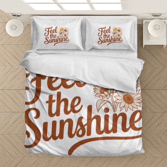 Sunflower and Sun Embrace Graphic Bedding Sets