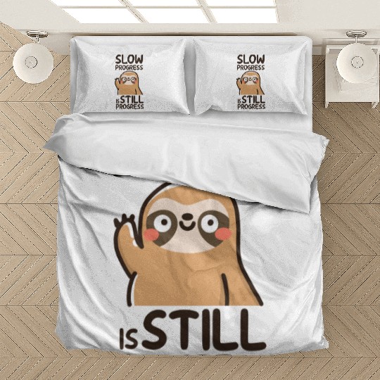 Adorable Sloth Motivation Bedding Sets