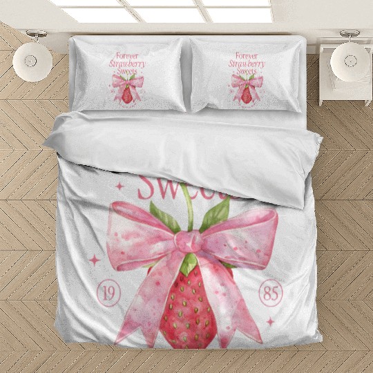 Forever Strawberry Sweets Vintage Design Bedding Sets
