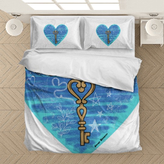 Girlhood in light blue Bedding Sets
