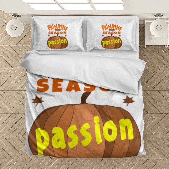 Autumn Passion Pumpkin Design Bedding Sets