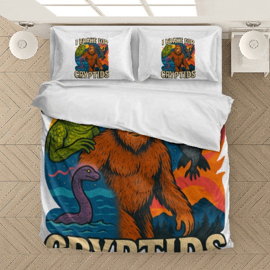 Cryptid Mythical Creature Bedding Sets Design