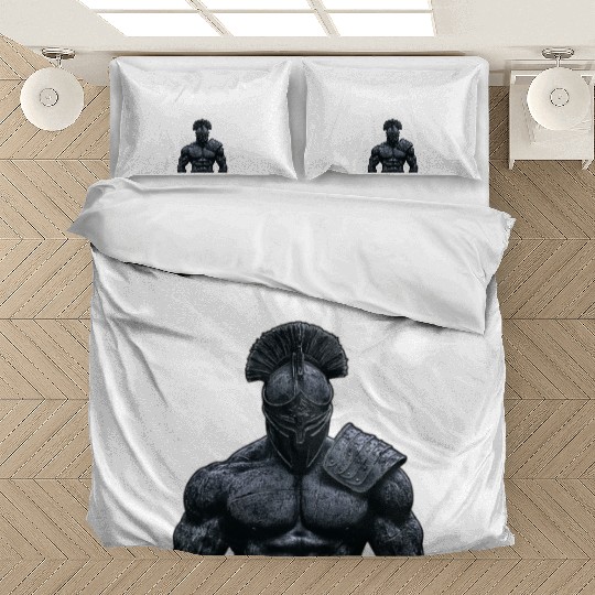 Ancient Warrior Skull Art Bedding Sets
