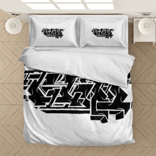 Graffiti Piece - Black Bedding Sets