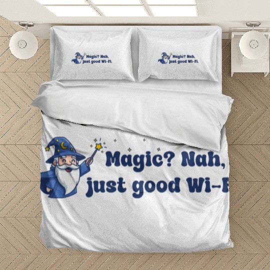 Whimsical Wizard with Star Wand Bedding Sets
