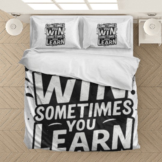 Motivational Quote Design Inspiring Growth Bedding Sets