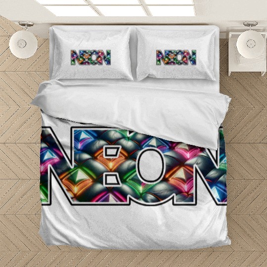 Gemstone Deluxe Neon Logo Bedding Sets