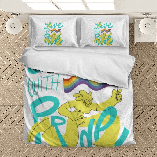 Live with Pride - LGBTQ+ Statement Bedding Sets