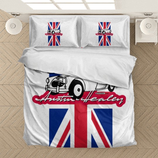 Classic Austin-Healey script and illustration Bedding Sets