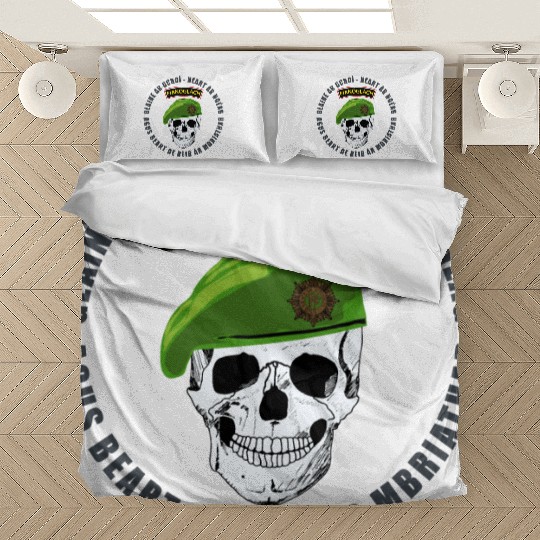 0398_irisharmyrangerskull2 Bedding Sets