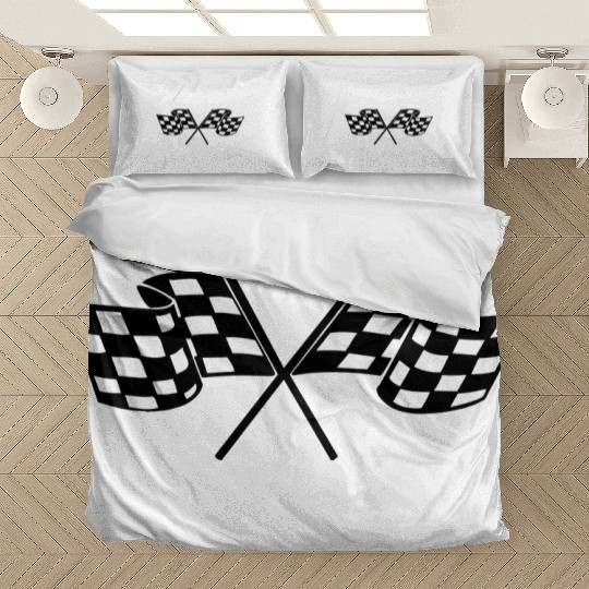Racing - Racer - Checkered Flag Bedding Sets