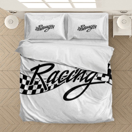 Racing - Racer - Checkered Flag Bedding Sets