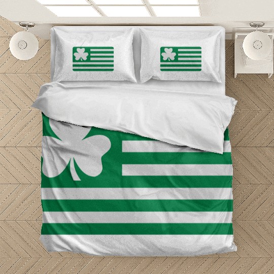 Irish Shamrock flag Bedding Sets