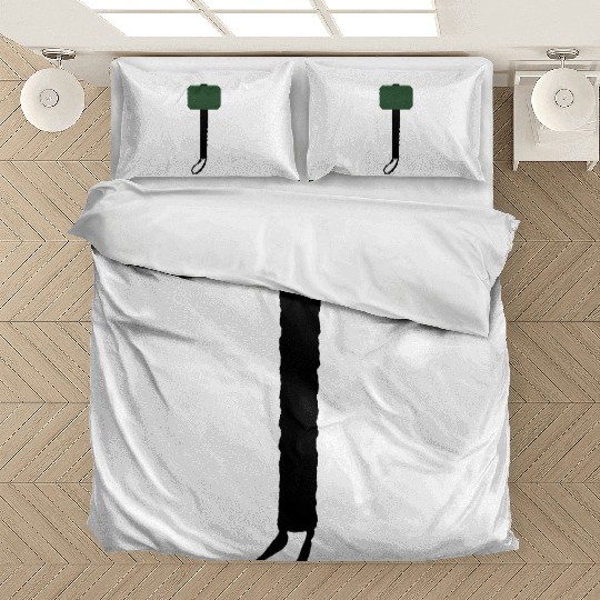 Thor Hammer Silhouette Bedding Sets