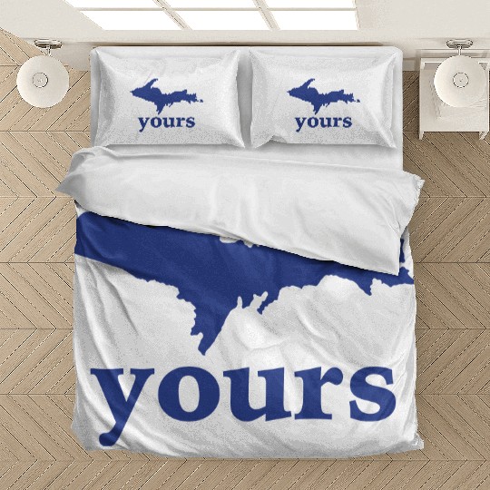 Up Your Vector Funny Upper Peninsula Bedding Sets