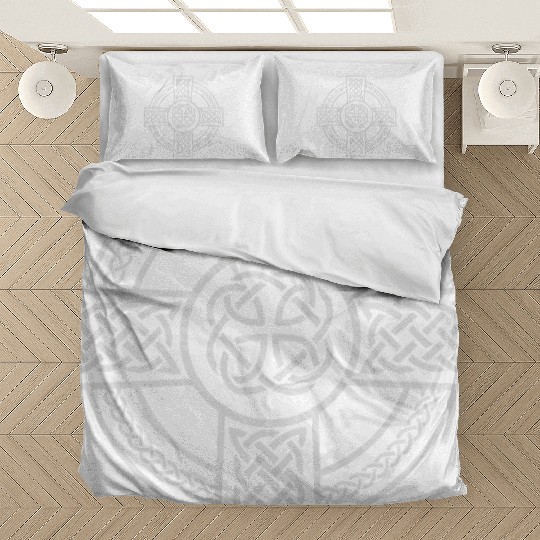 Celtic Cross Ireland Intricate Knotwork Design Bedding Sets