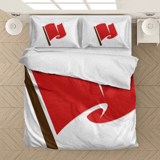 Waving Red Flag Bedding Sets