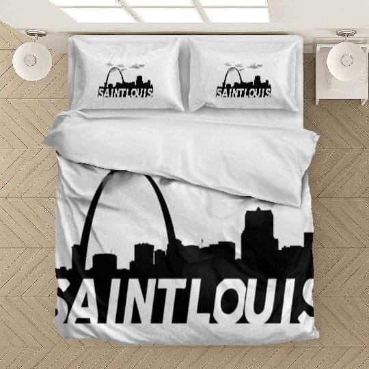 Saint St Louis Missouri Skyline Bedding Sets