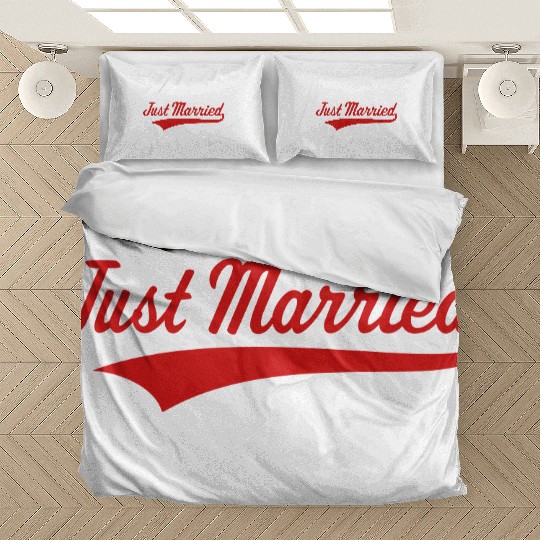 Just Married (Marriage / Wedding) Bedding Sets